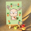 Зайчик с морковкой